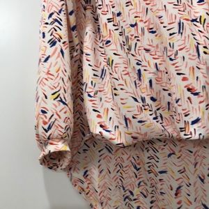 Lush Colorful Brushstroke Blouse